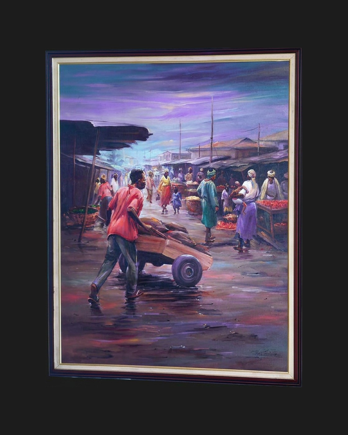 Where the River Bends II by Kwabena Mensah